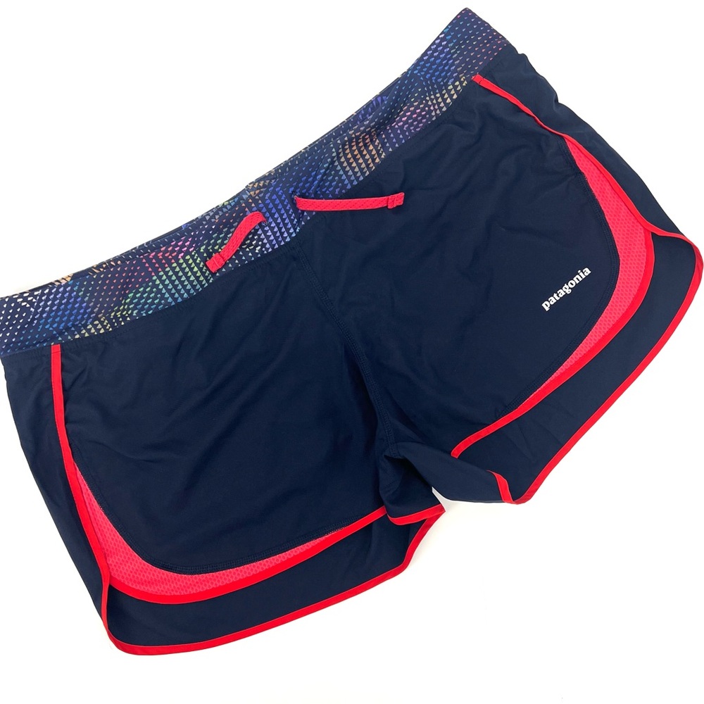 PATAGONIA WOMENS STRIDER SHORTS 3” SZ XL NWT Navy/Shock Pink
